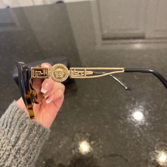 Versace Tortoise Cat-Eye Sunglasses - Picture 2 of 4